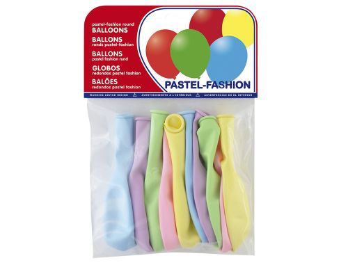 Baloes pastel claro bolsa de 10 unidades sortidas , Q-connect , 155699 , 8420698335352